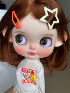 Blythe Doll Handmade-Customized With Outfits + Wig – 1/6 Doll (12in / 30cm) BJD