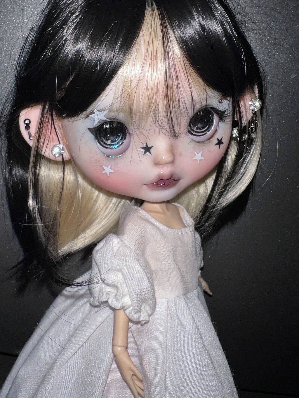 OOAK Hand-Painted Blythe Art Doll