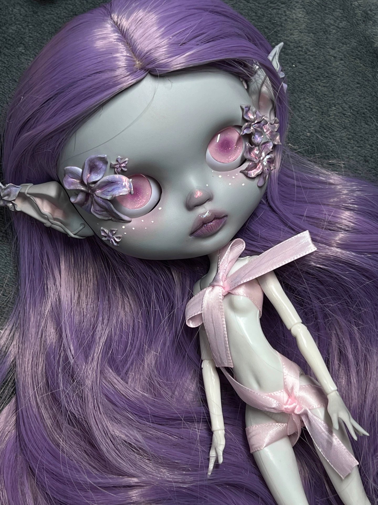 Blythe Doll Handmade-Customized With Outfits + Wig – 1/6 Doll (12in / 30cm) BJD