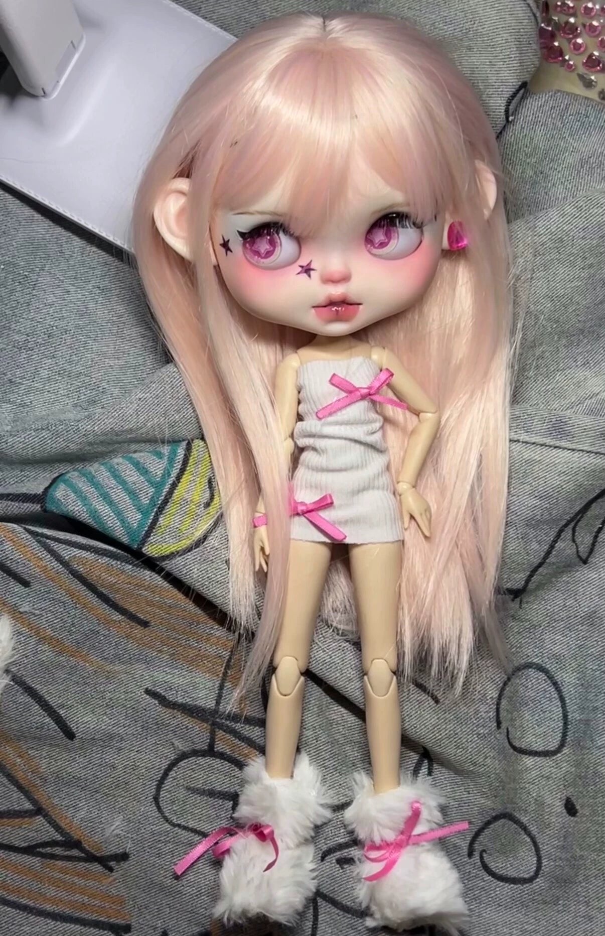 Custom Blythe Art Doll OOAK