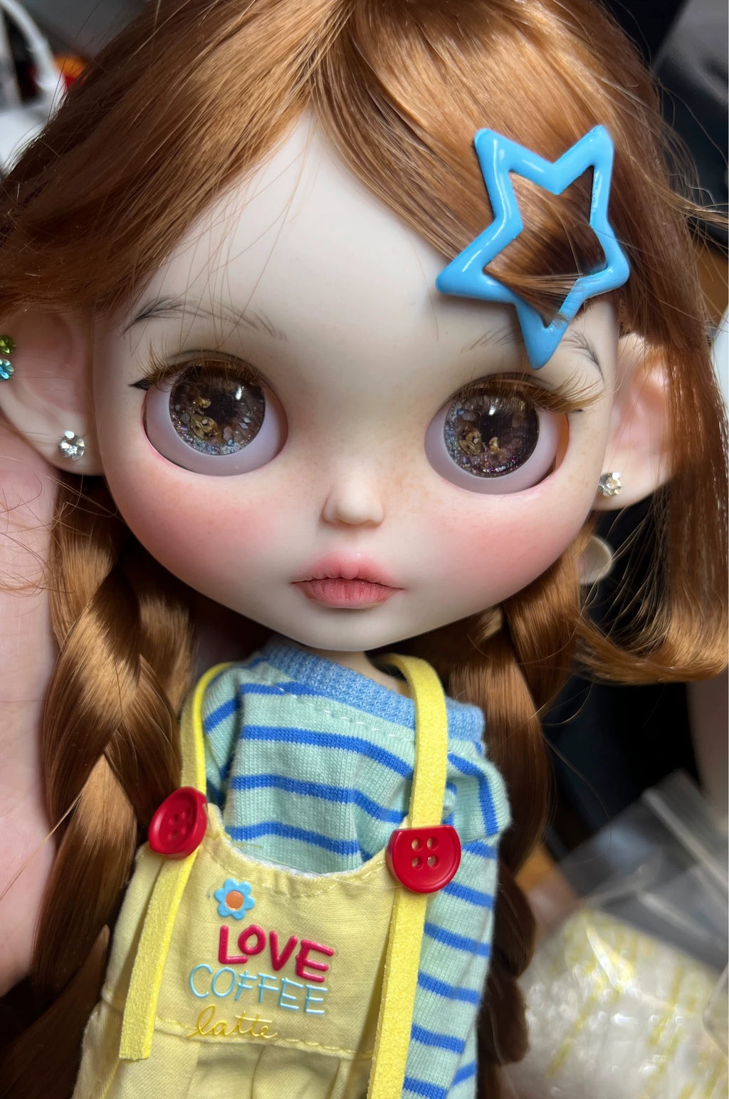 Blythe Doll Handmade-Customized With Outfits + Wig – 1/6 Doll (12in / 30cm) BJD