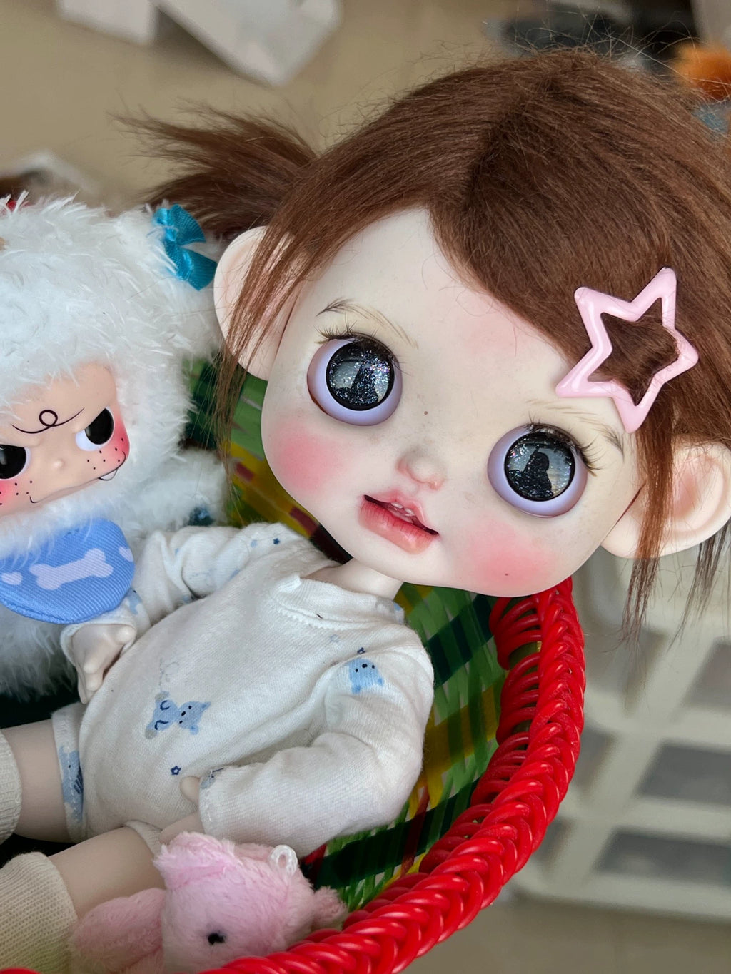 Blythe Doll Handmade-Customized With Outfits + Wig – 1/6 Doll (12in / 30cm) BJD