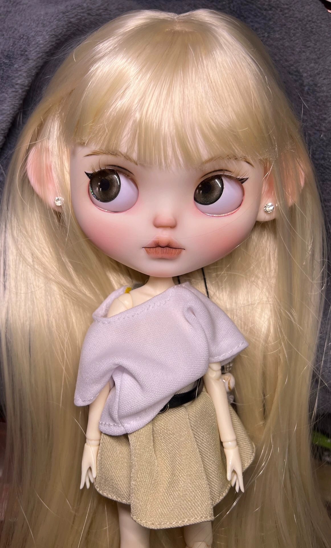 OOAK Hand-Painted Blythe Art Doll