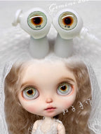 Handgemachte 3D Blythe-Puppenaugen - Farbpulver in Kristallklar