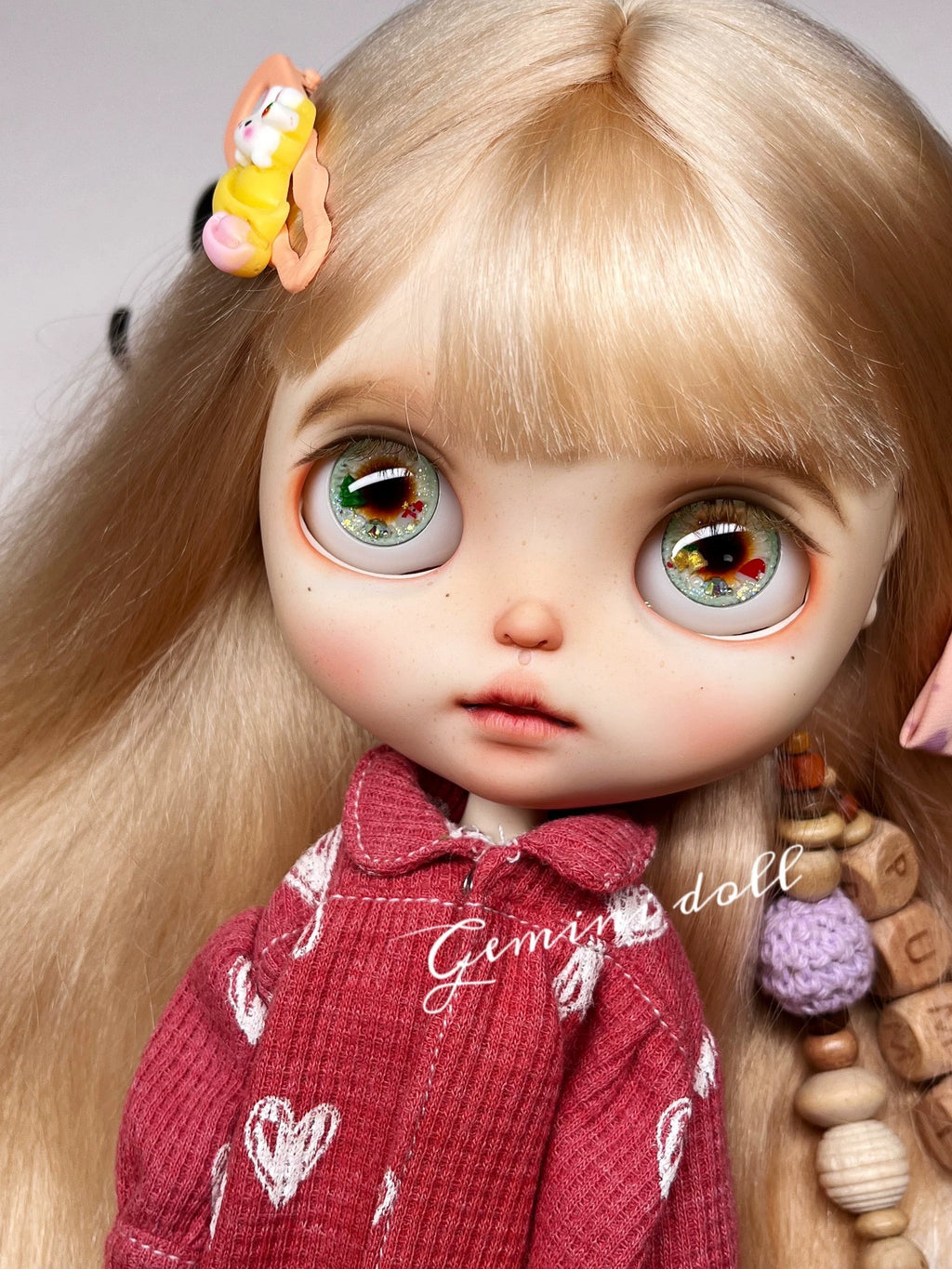 Handgemachte 3D Blythe-Puppenaugen - Farbpulver in Kristallklar