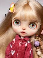 Handgemachte 3D Blythe-Puppenaugen - Farbpulver in Kristallklar