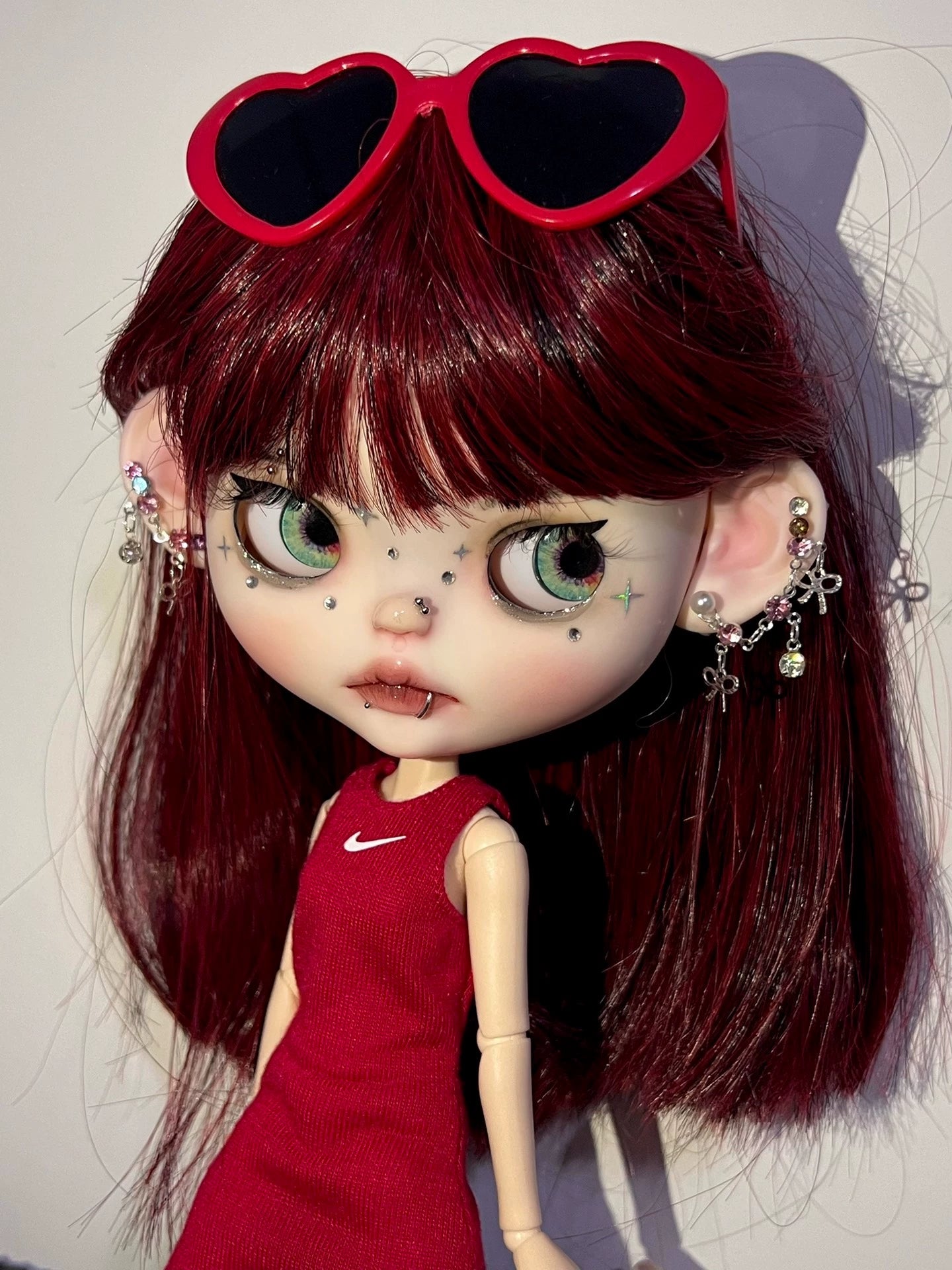 OOAK Hand-Painted Blythe Art Doll