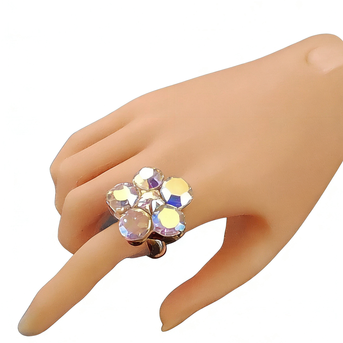 1/6 Puppen Schmuck RING für Fashion Royalty Poppy Parker Integrity Toys.fünfblütige Pflaumenblüte