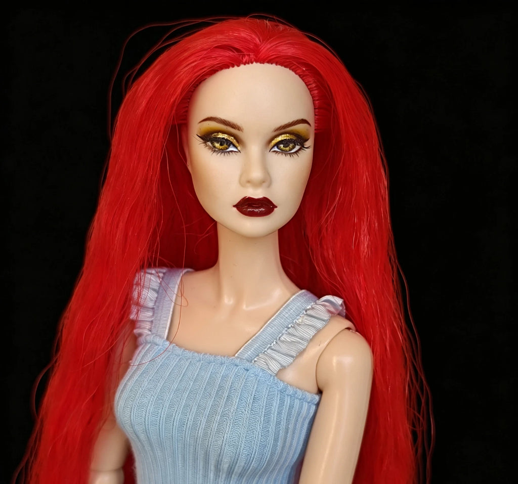 OOAK Hand-Painted FASHION ROYALTY POPPY PARKER ONLY HEAD