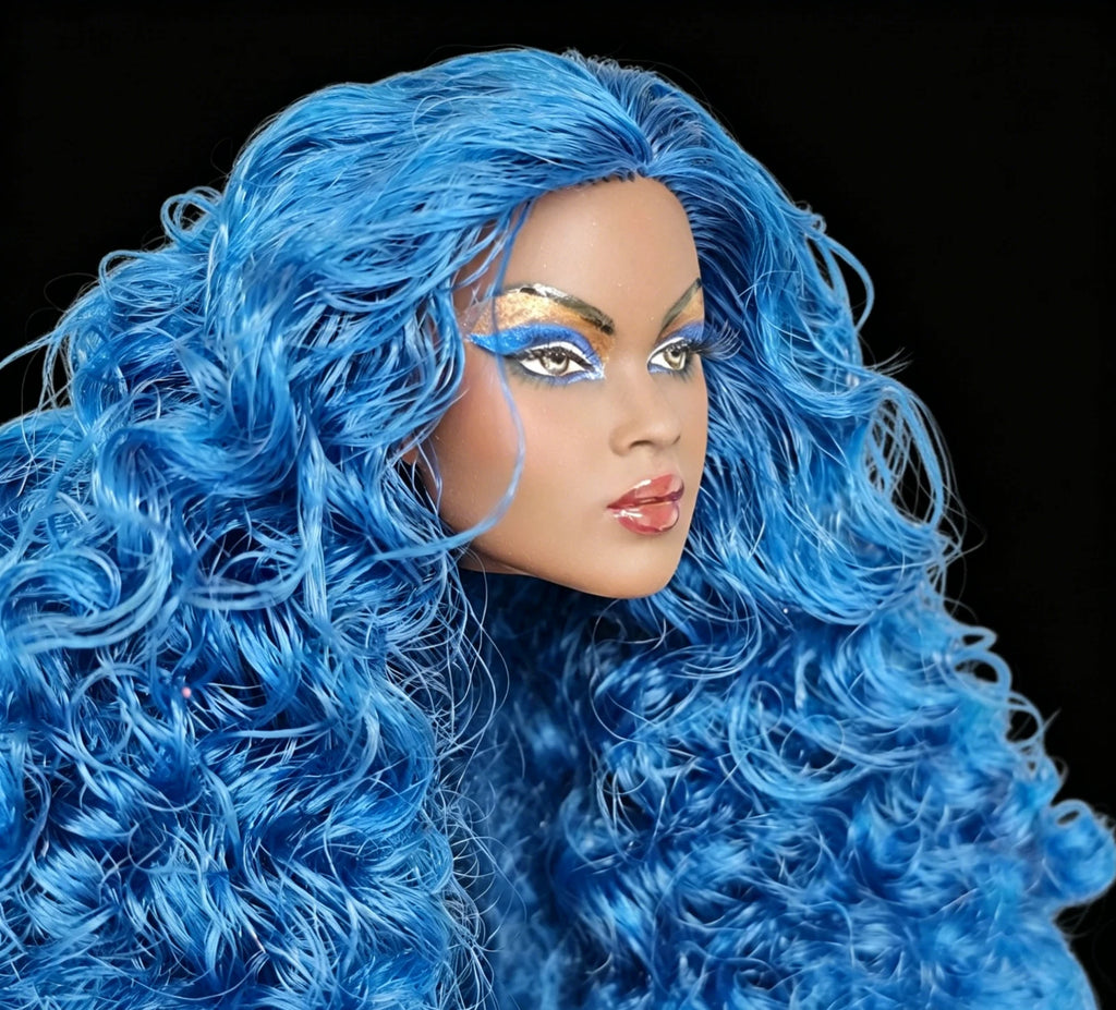 FASHION ROYALTY NADJA REPAINT REROOT HEAD HEAD DOLLS INTEGRITY TOYS