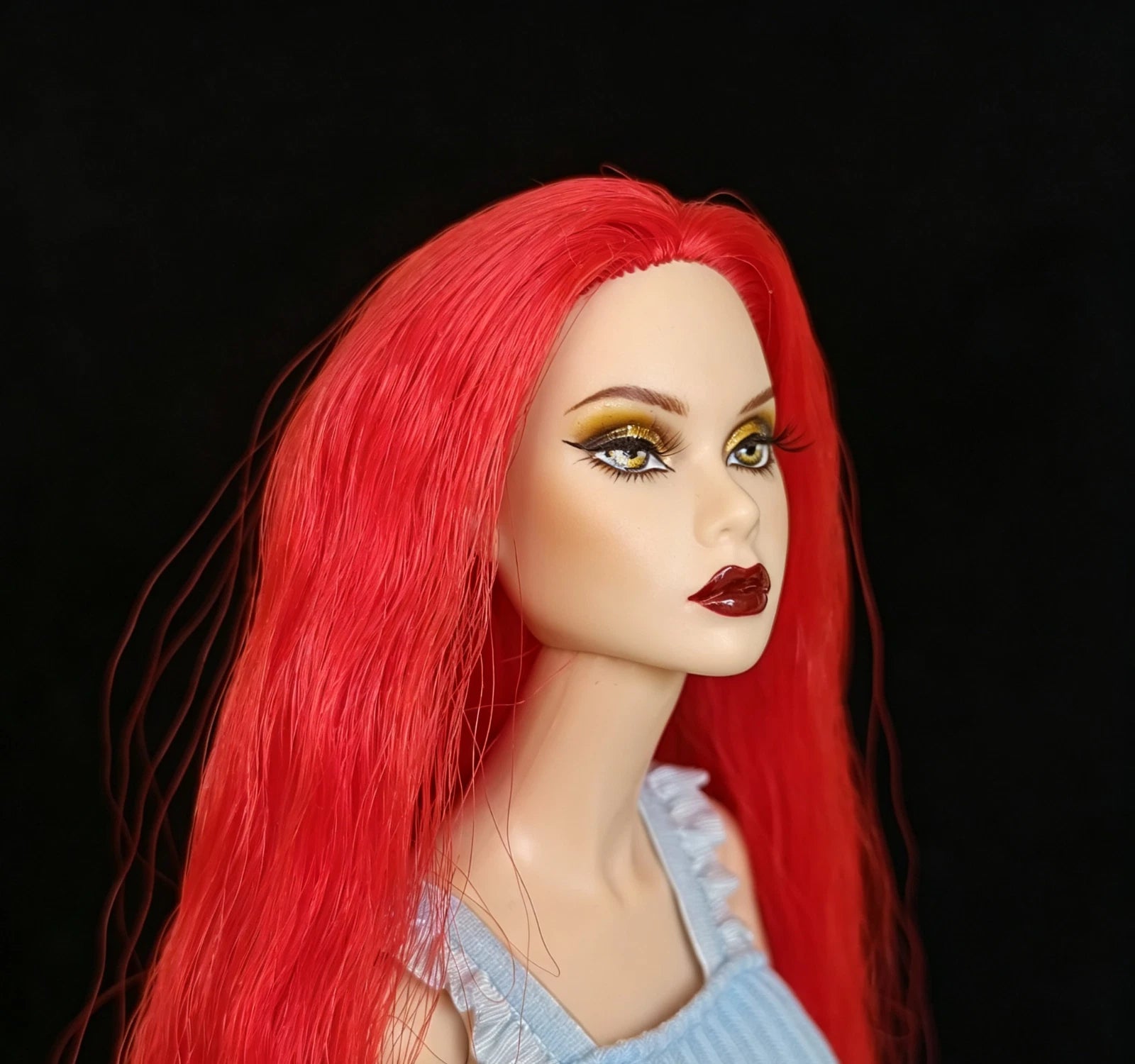 OOAK Hand-Painted FASHION ROYALTY POPPY PARKER ONLY HEAD
